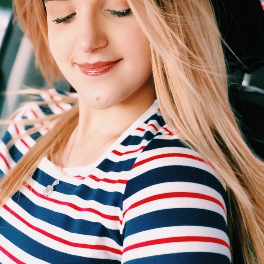 H&M Navy, Red & White Tshirt